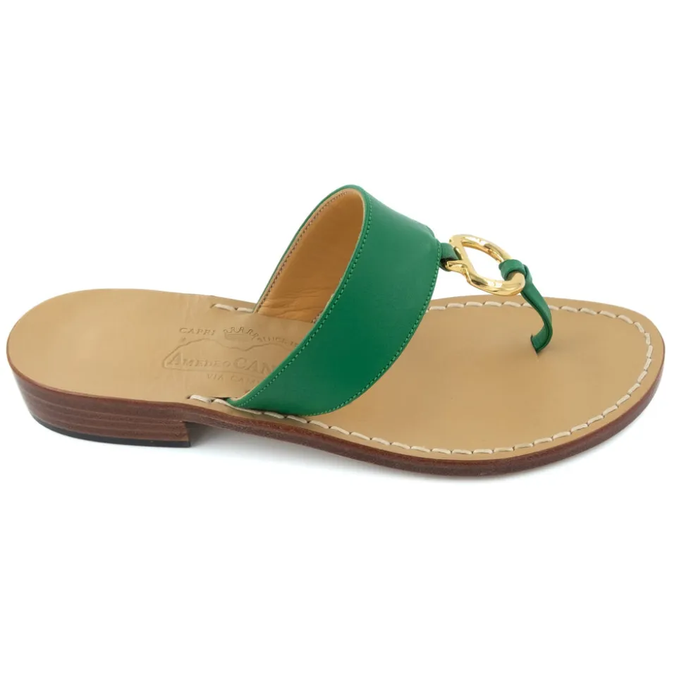 Gisele Leather Thong Sandal