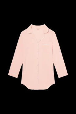 Gisele Sleepshirt in Petal Pink/Ivory