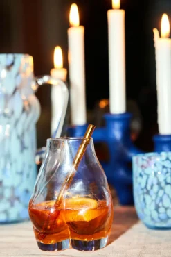 Glass Booty Vase/Tumbler, 15oz