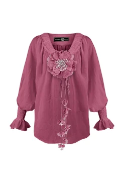 Gol Blouse in Plum