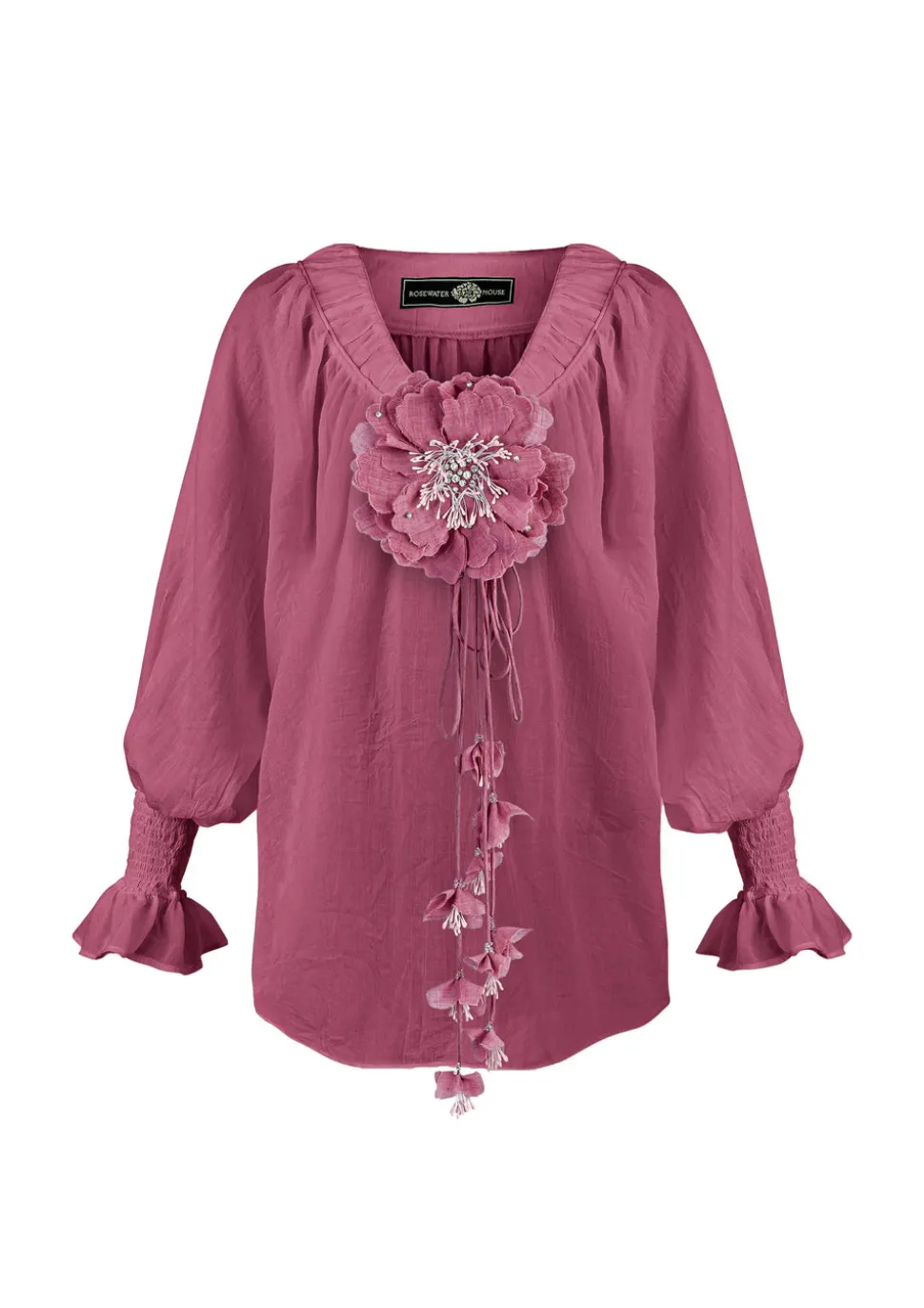 Gol Blouse in Plum
