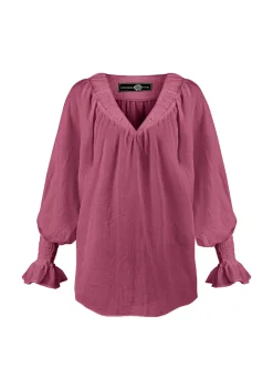 Gol Blouse in Plum
