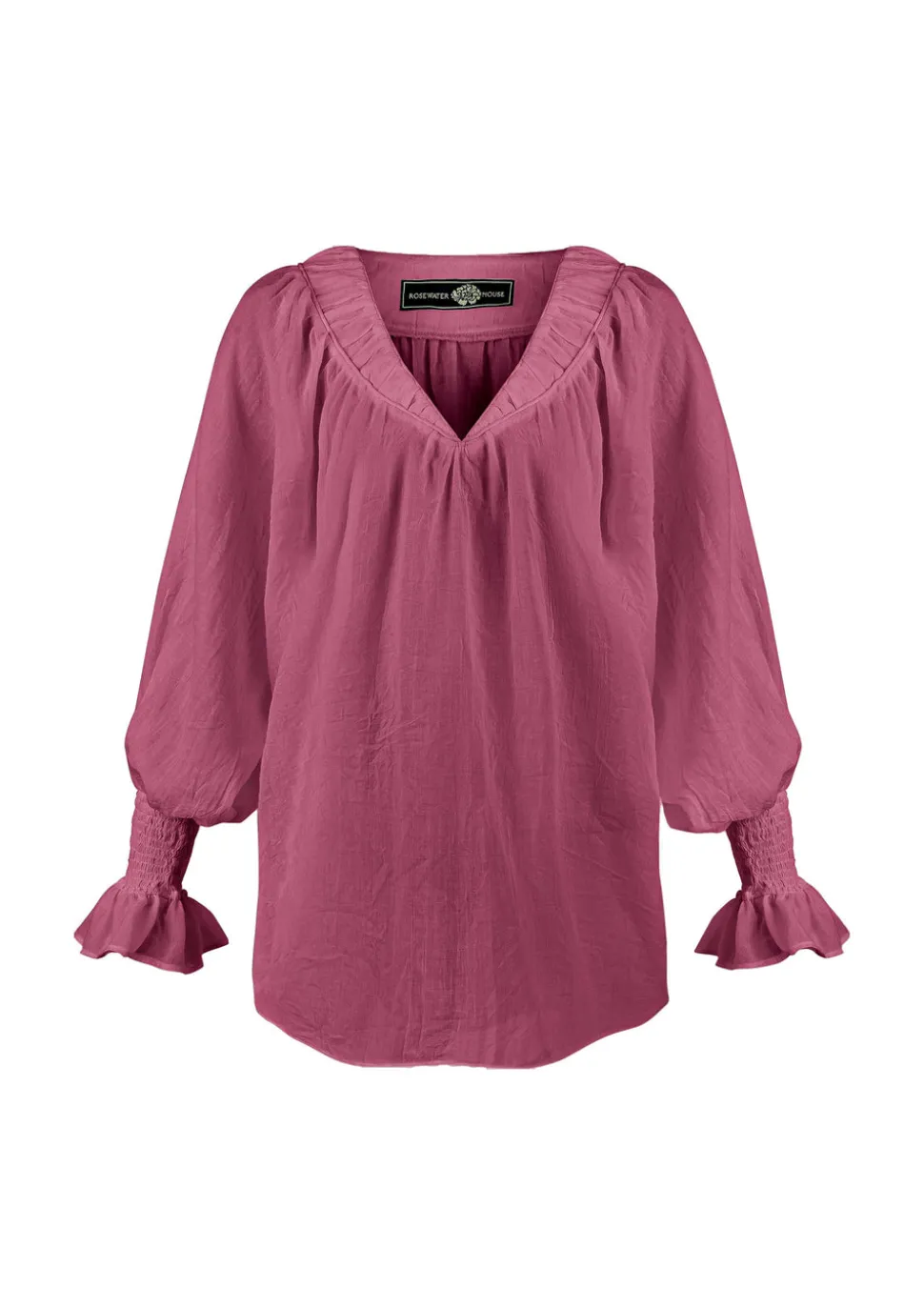 Gol Blouse in Plum