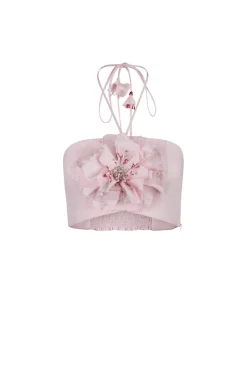 Gol Crop Top in Pink