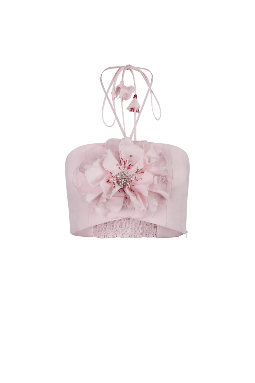 Gol Crop Top in Pink