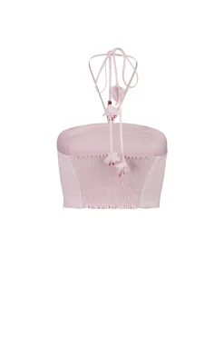 Gol Crop Top in Pink