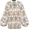 Golab Blouse in Pink Paisley