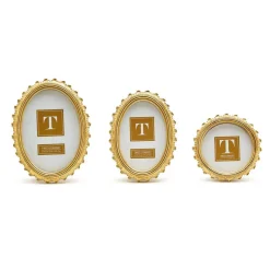Gold Falcate Photo Frame