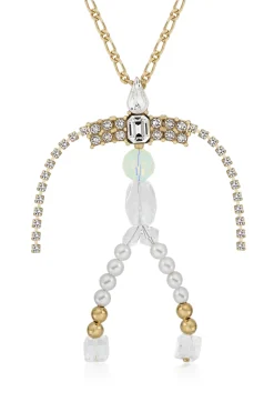 Gold Figure Pendant with Chain