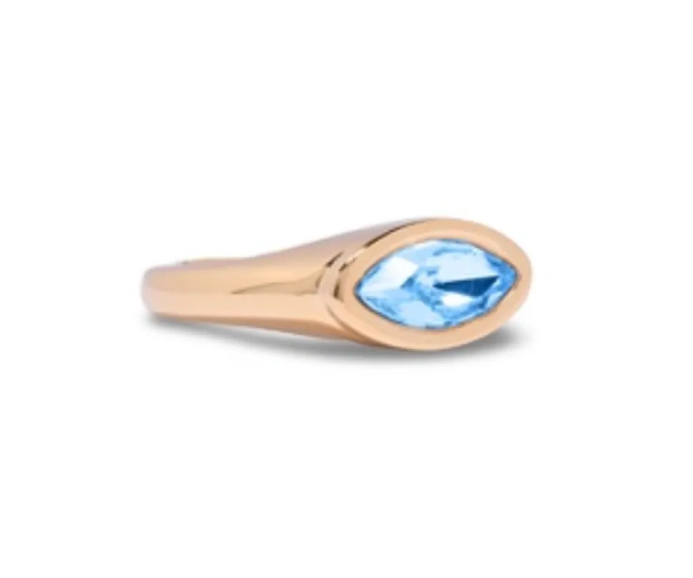 Gold Marquis Eye Ring