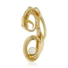 Gold Spiral Over Ear Cuff