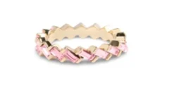 Gold Stackable Zig Zag Ring