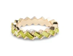 Gold Stackable Zig Zag Ring