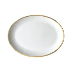 Golden Edge Oval Platter