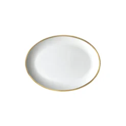 Golden Edge Oval Platter