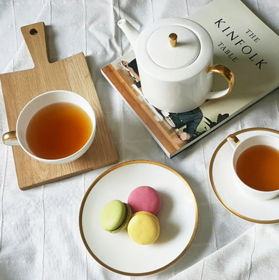 Golden Edge Teapot