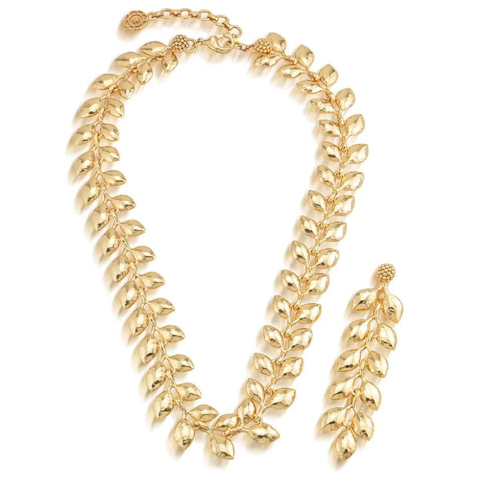 Golden Laurel Convertible Necklace