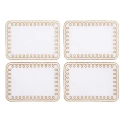 Golden Loopy Cocktail Napkins