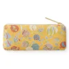 Golden Pomegranate Suzani Slim Zip Pouch
