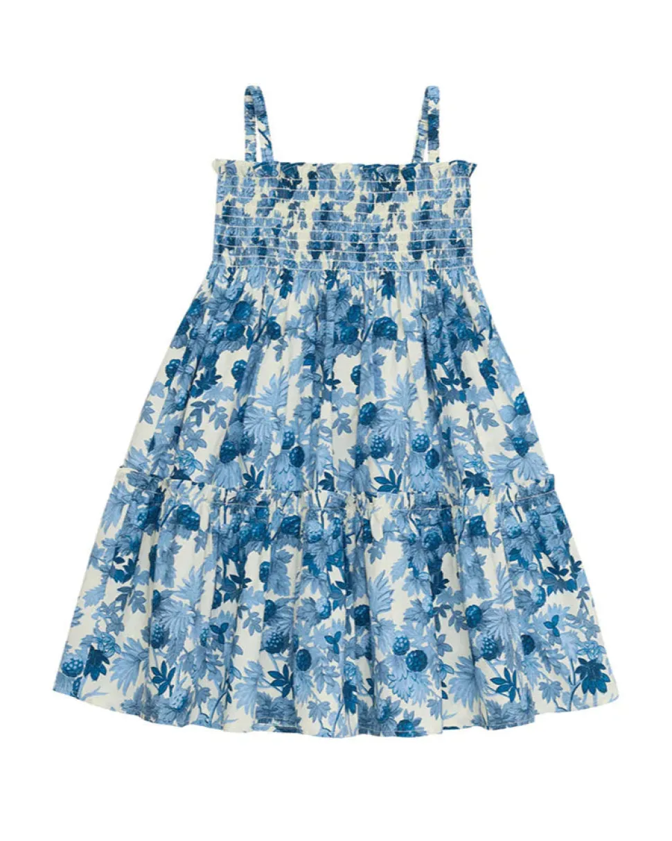 Goldie Dress in Berries Egret
