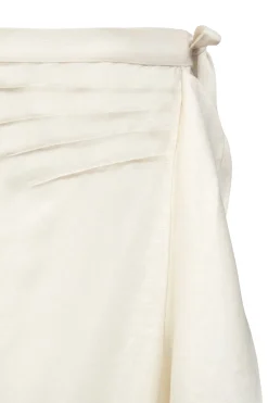 Golestan Ruffle Skirt in Off-White