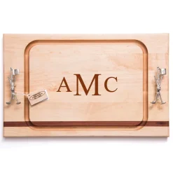 Golf Club and Flag Double Handle Steak Boards