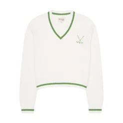 Golf Club Varsity Sweater in Green