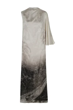 Gonzalez Silk Jacquard Maxi Dress in Paisajes Selva