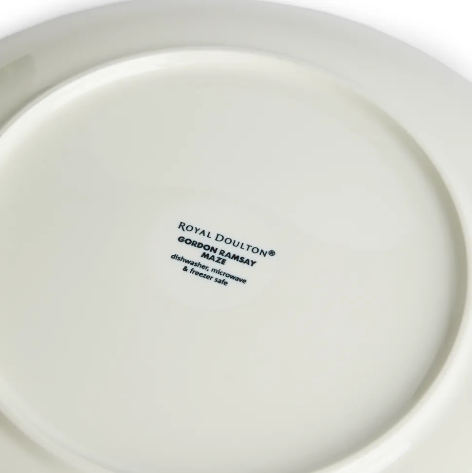 Gordon Ramsay Maze Plate 28cm 11in Denim Line, Set of 4