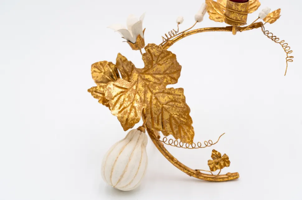 Gourd Gold Leaf Candleholder