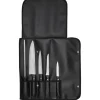 Gourmet Chef's Starter Set with Knife Roll, Set of 6
