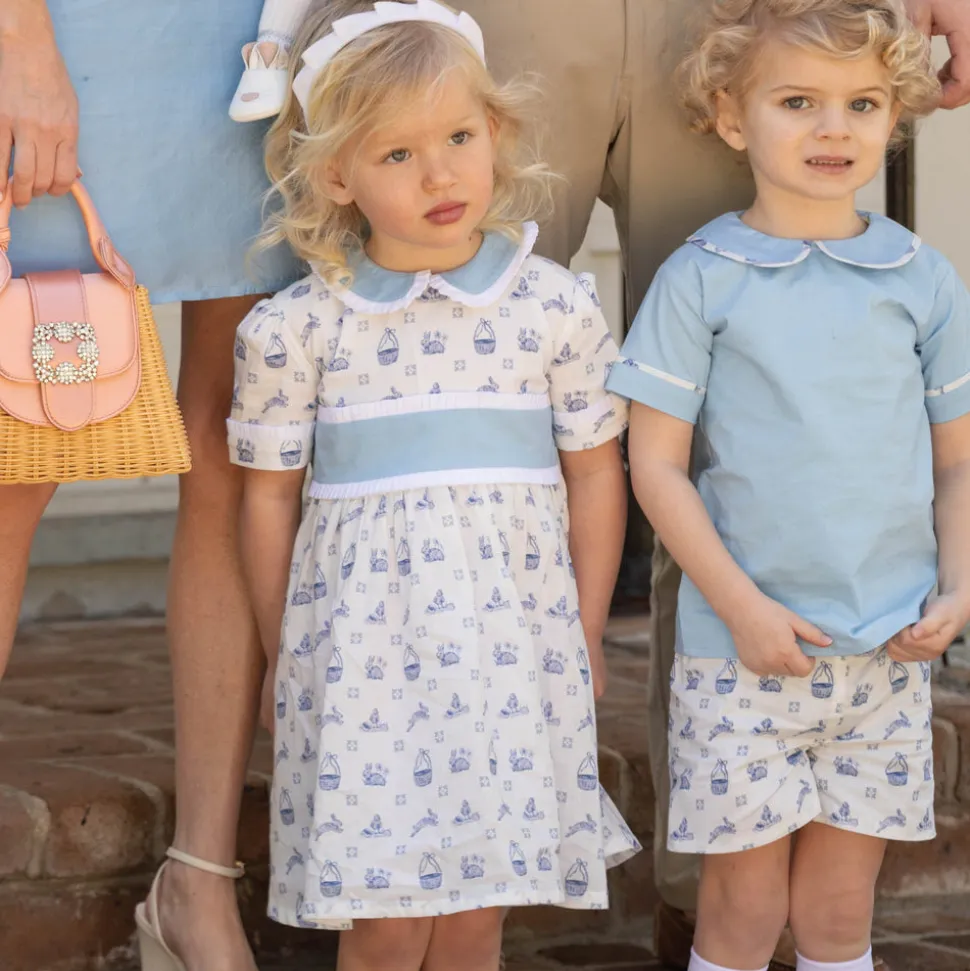 Grace Dress in Heirloom Delft