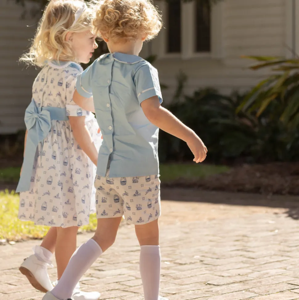 Grace Dress in Heirloom Delft