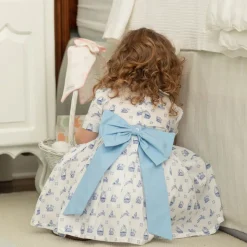Grace Dress in Heirloom Delft