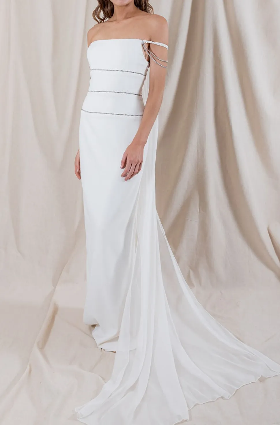 Grace Gown with Chiffon Cape