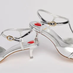 Grace Pump In Silver Specchio