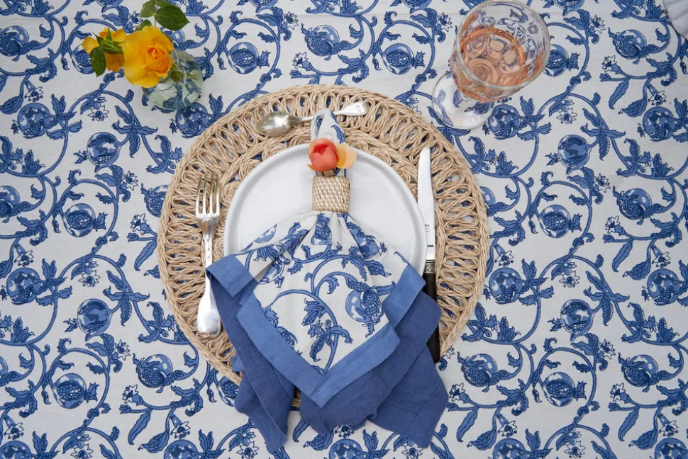 Granada Cornflower Napkins in Blue, Set of 6