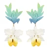 Grand La'akea Orchid Earrings