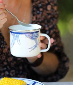 Grande Mugs in Blue Crab, Set of 4