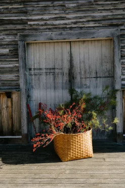 Gray Garden Basket