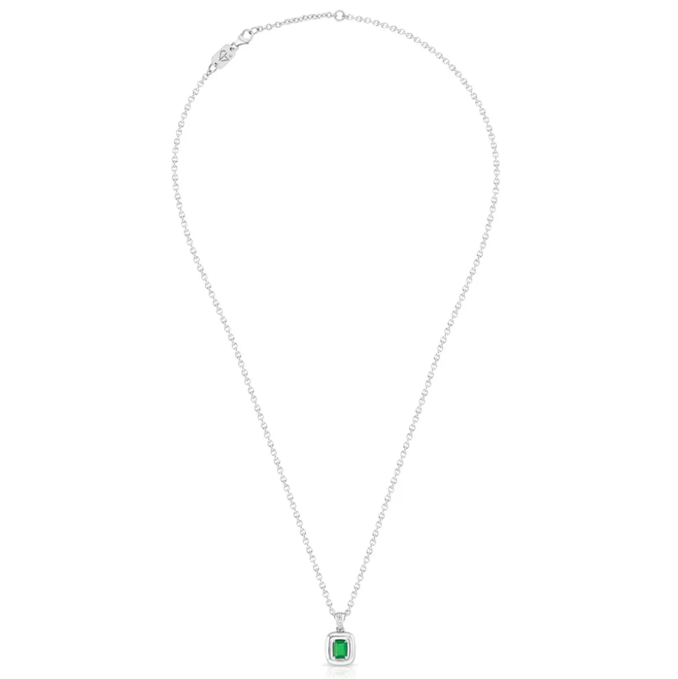 Green Emerald Luna Necklace