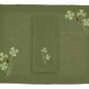 Green Four Leaf Clover Collection, Set of 2