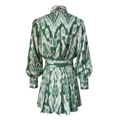 Green Ikat Set