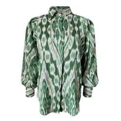 Green Ikat Set