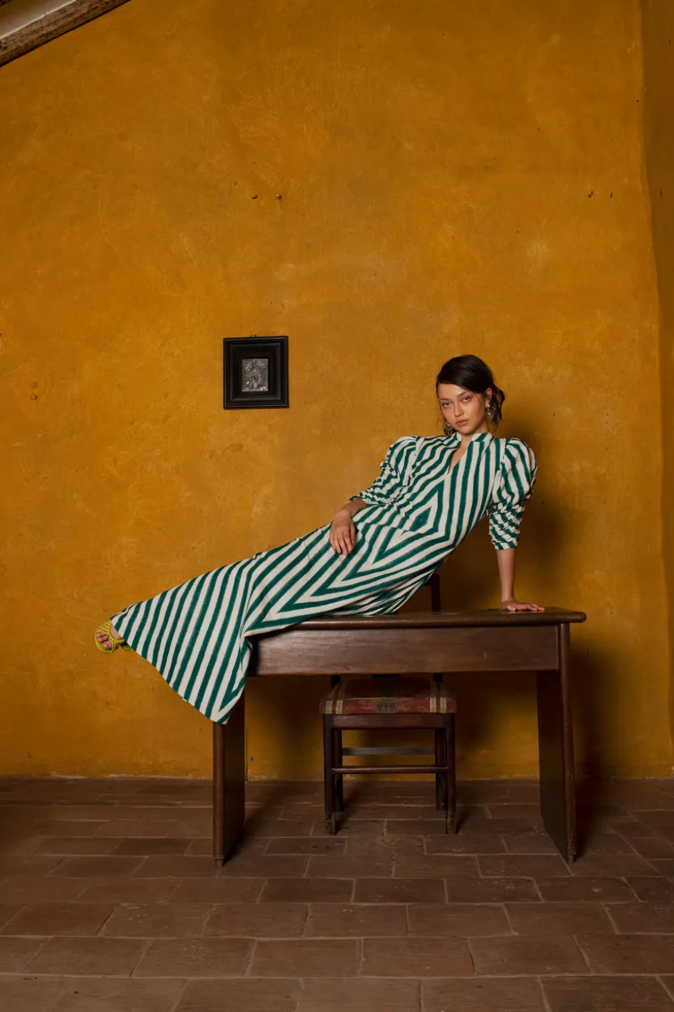 Green Illusion Dress