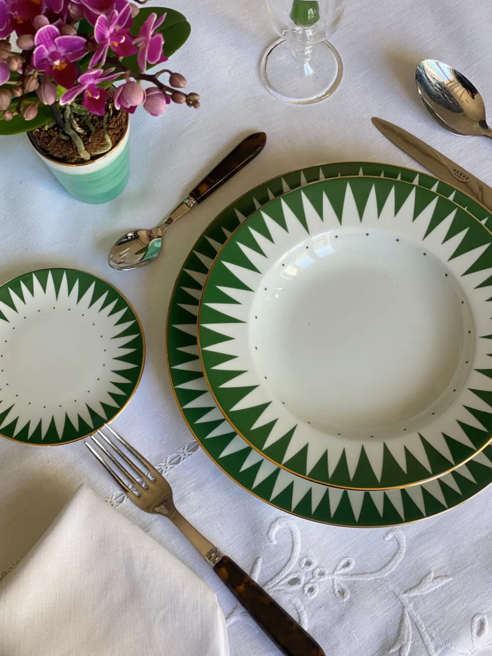 Green Punk Bread Plate