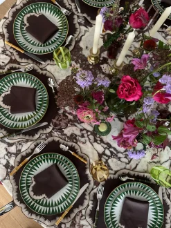 Green Punk Dinner Plate