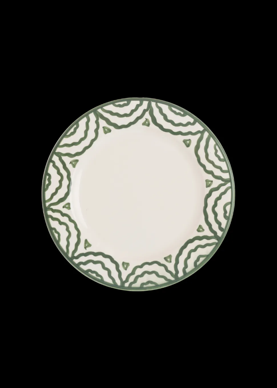 Green Tabla Side Plate