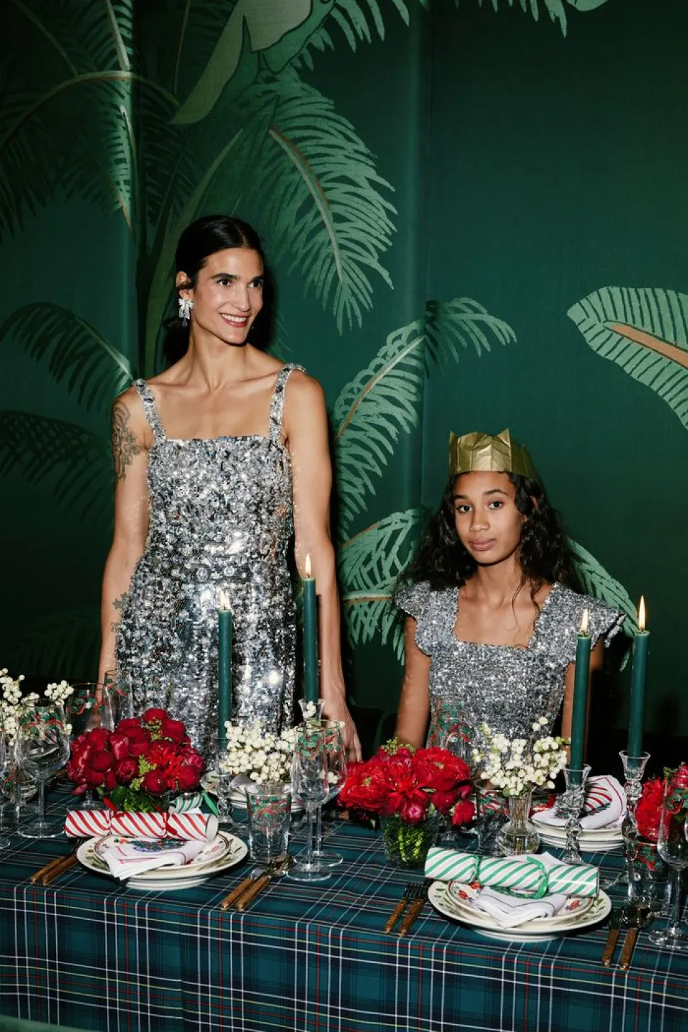 Green Tartan Tablecloth