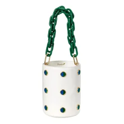 Greenwich Bucket Bag in White